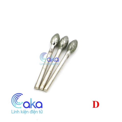 Đầu mài kim cương trục 3mm