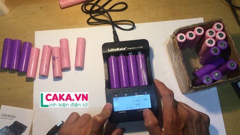 Bộ Sạc và test Dung Lượng Pin Đa Năng Liitokala Lii-500 kèm nguồn