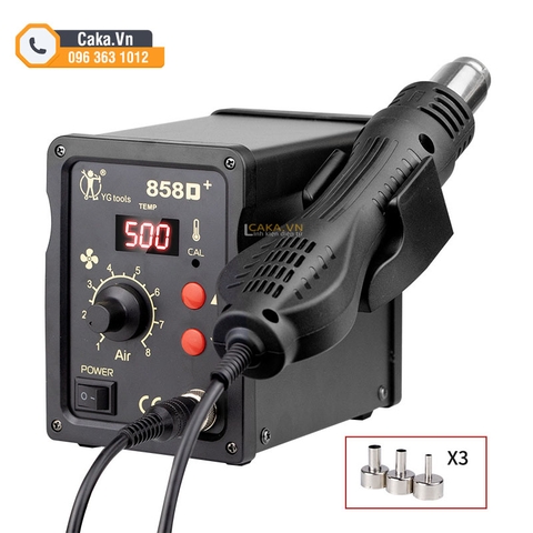 Máy khò nhiệt 858D+ 220V 700W Hiển Thị Số Công Suất Lớn