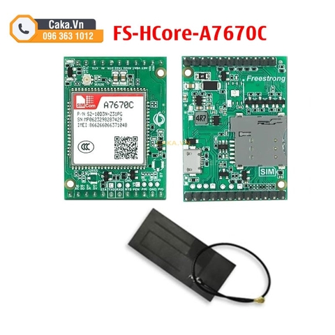 Module Sim 4G LTE Cat.1 A7670C SIMCOM - Hỗ Trợ IoT, Giao Tiếp UART