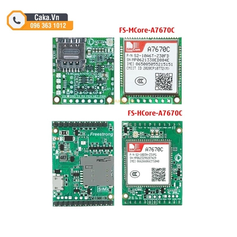 Module Sim 4G LTE Cat.1 A7670C SIMCOM - Hỗ Trợ IoT, Giao Tiếp UART