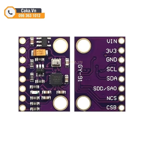 Module Cảm Biến GY-91 MPU9250 BMP280 10DOF Cho Arduino