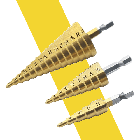 Mũi Khoan Tháp Chuôi Lục Giác HSS 4241 Khoan Lỗ Đa Năng