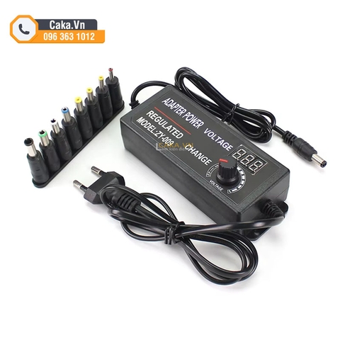 Nguồn Adapter điều chỉnh điện áp AC DC 3V 9V 12V 24V 2A 3A 5A có màn hình hiển thị