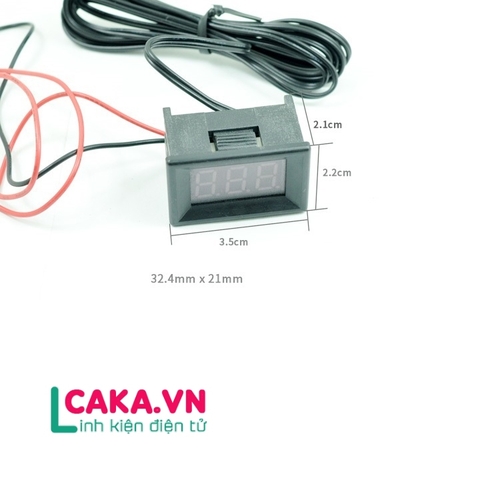 Đồng hồ đo nhiệt độ hiển thị led 4 - 30V