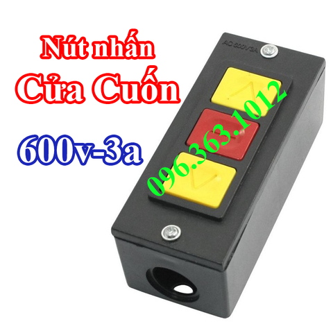 Nút nhấn cửa cuốn âm tường 600V 3A