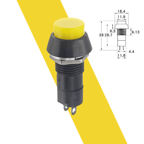 Nút nhấn PBS-11 12MM 250V 3A