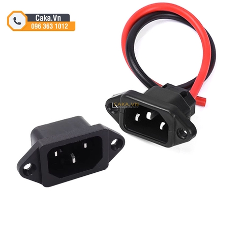 Ổ Cắm Nguồn AC-04 Cho Nồi Cơm, Máy Hàn, Xe Điện
