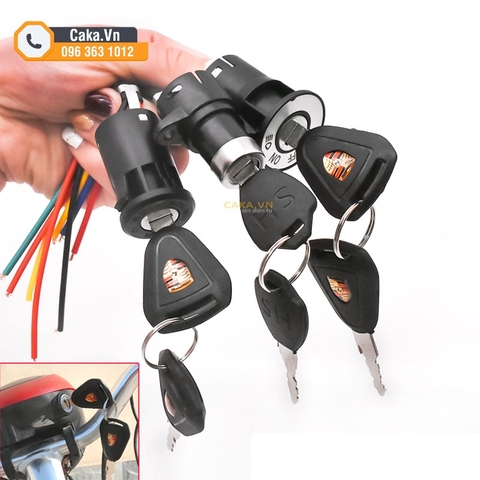 Ổ Khóa Điện Xe Điện - Ổ Khóa Công Tắc Nguồn AB