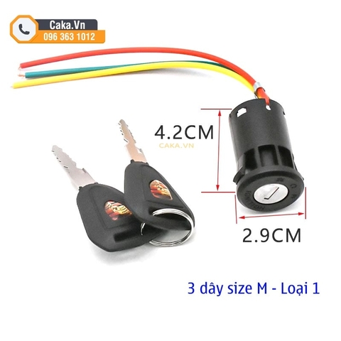 Ổ Khóa Điện Xe Điện - Ổ Khóa Công Tắc Nguồn AB