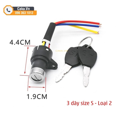 Ổ Khóa Điện Xe Điện - Ổ Khóa Công Tắc Nguồn AB