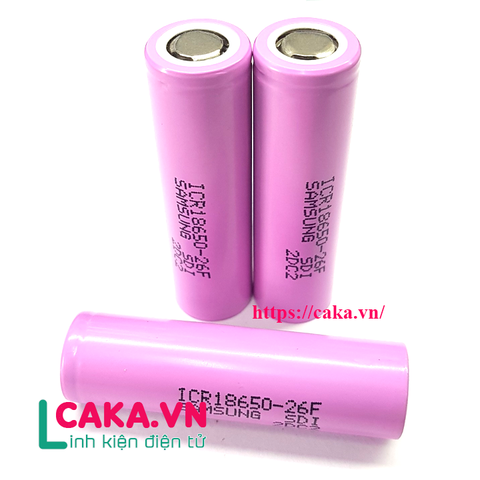 Cell Pin 18650 3.7V Samsung 2600mAh