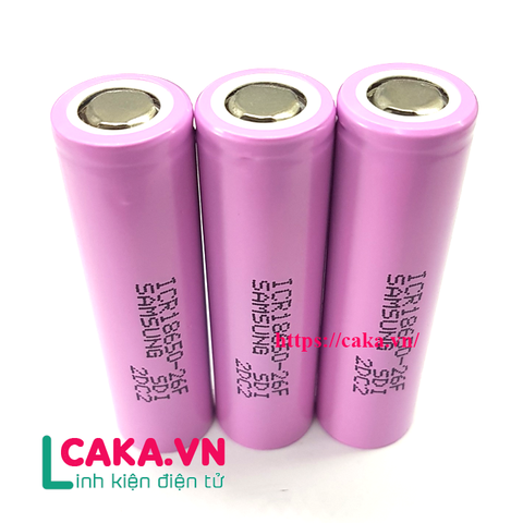 Cell Pin 18650 3.7V Samsung 2600mAh