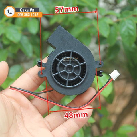 Quạt ly tâm không chổi than Turbo 12V 5015 2.88W