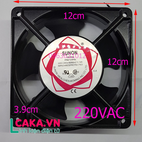 Quạt Tản Nhiệt 3V 5V 12V 24V 220V nhiều kích thước