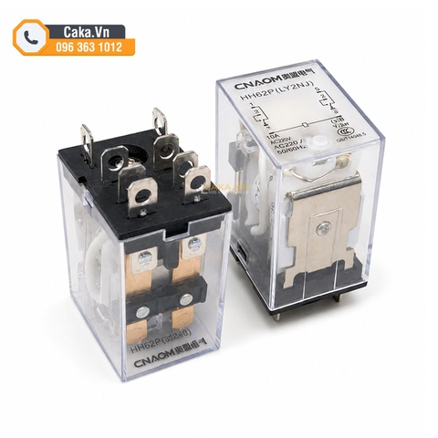 Relay trung gian LY2NJ 8 chân AC220V 10A có đèn – HH62P