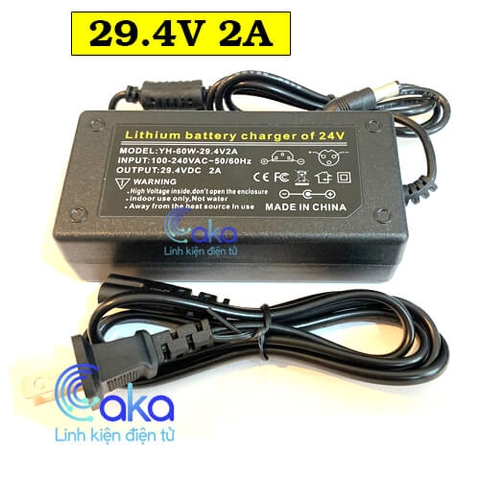 Sạc pin 7S 29.4V 2A SẠC PIN LI-ON 7S