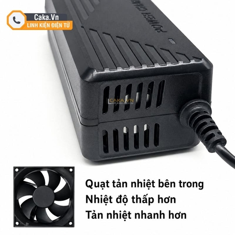 Sạc 3S 12.6V 5A Dùng Cho Pin Li-ion 3.7V Có Quạt Làm Mát