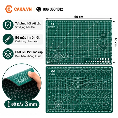 Thảm Lót Cắt Giấy Cutting Mat A2