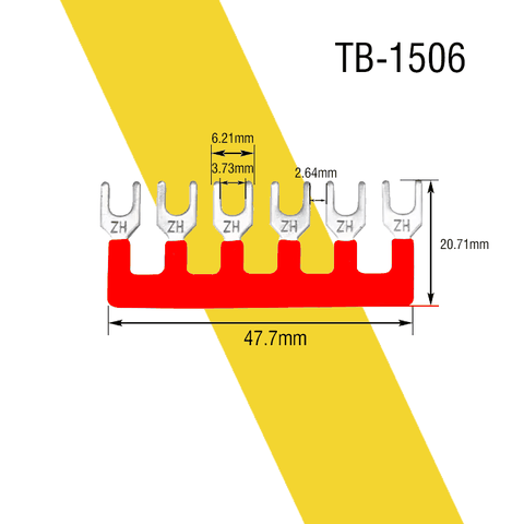 Thanh jump nối tắt cầu đấu domino 15A 25A 3P 4P 6P 12P chuyên dụng