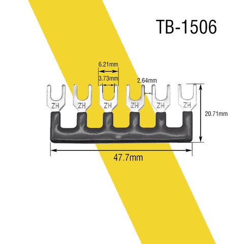 Thanh jump nối tắt cầu đấu domino 15A 25A 3P 4P 6P 12P chuyên dụng