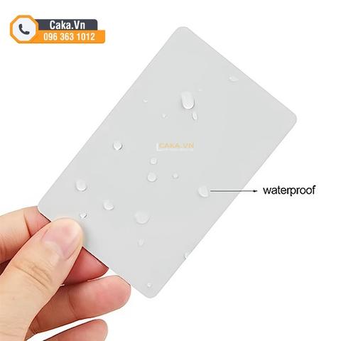 Thẻ Nhựa RFID IC Card 13.56MHz Mifare S50 In Trắng