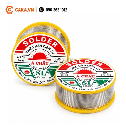 Thiếc Hàn Á Châu 0.8mm Sn63 Pb37 16g (Solder Wire)
