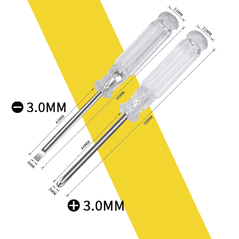Tô vít bake tua vít dẹp 2 cạnh 3mm dài 95mm