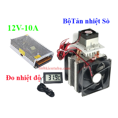 Combo Bộ Tản Nhiệt Sò Nóng Lạnh V2 sò nóng lạnh TEC12706 60W