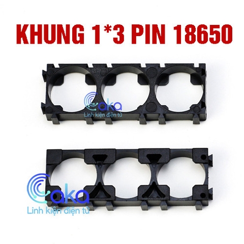 Khung ghép đế pin 18650 (1x3)