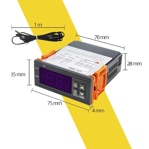 Bộ điều khiển nhiệt độ đóng ngắt relay STC-1000