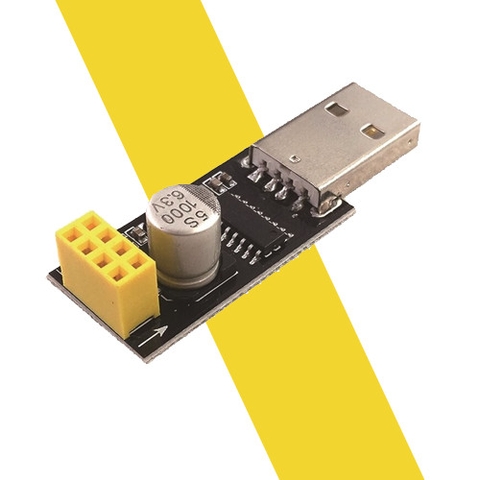 USB Adapter Mạch Thu Phát Wifi ESP8266 Uart ESP-01
