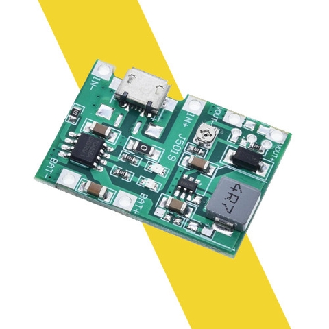 Mạch sạc pin Lithium 18650 tích hợp tăng áp