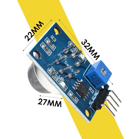 Module Cảm Biến Khí Ga MQ2 Phát Hiện Cháy, Khí Gas, Khói