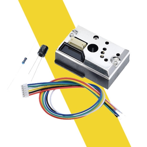 Cảm Biến Bụi PM2.5 GP2Y1014AU0F