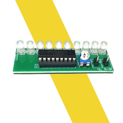 Mạch nháy theo nhạc LM3915 V1