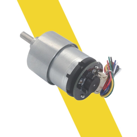 Động cơ giảm tốc Encoder DC 12v JGB37-520 60RPM