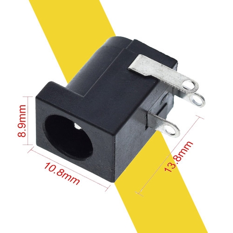 Jack Nguồn Cái DC-005 5.5x2.1mm Hàn PCB – Gắn bo mạch