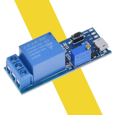 Mạch tạo trễ đóng ngắt relay 0~24s