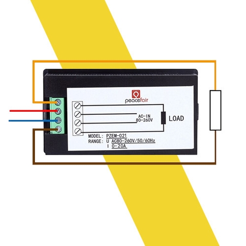 Đồng Hồ Đo Điện AC Đa Năng 20A PZEM-021