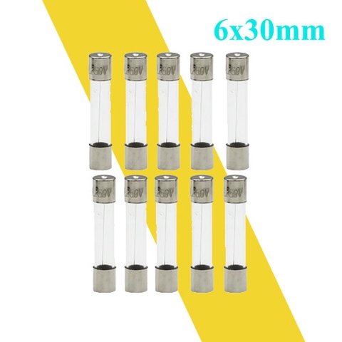 Cầu chì ống thủy tinh 6x30mm