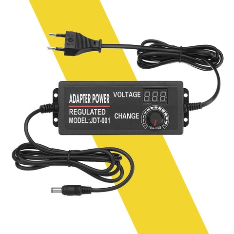 Adapter điều chỉnh điện áp 12V 24V hiển thị volt led