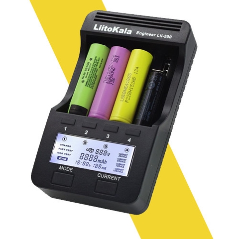 Bộ Sạc và test dung lượng pin Liitokala Lii-500
