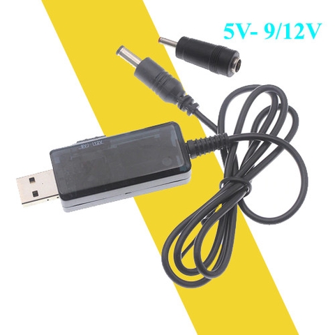 Cáp USB chuyển đổi điện áp 5V sang 9V 12V