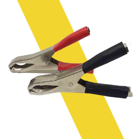 Kẹp bình Ắc Quy 50A 100mm không răng (1 Cặp)