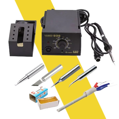 Combo Máy Hàn Hakko 936 + Mũi Hàn + Cảm Biến A1321