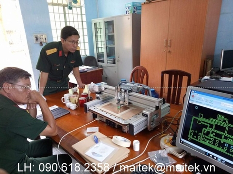 Lắp đặt chuyển giao hệ thống gia công mạch in tự động CCD/2