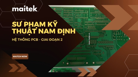 Lắp đặt hệ thống gia công PCB 02 lớp cho trường SPKT ( Giai đoạn 2)
