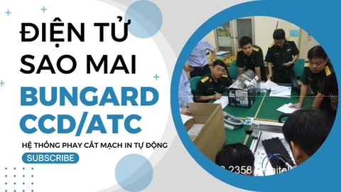 Lắp đặt hệ thống làm mạch in tự động CCD/ATC Điện tử Sao Mai
