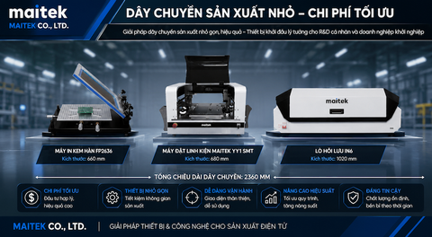 Line NeoDen SMT tạo mẫu, sản xuất nhỏ